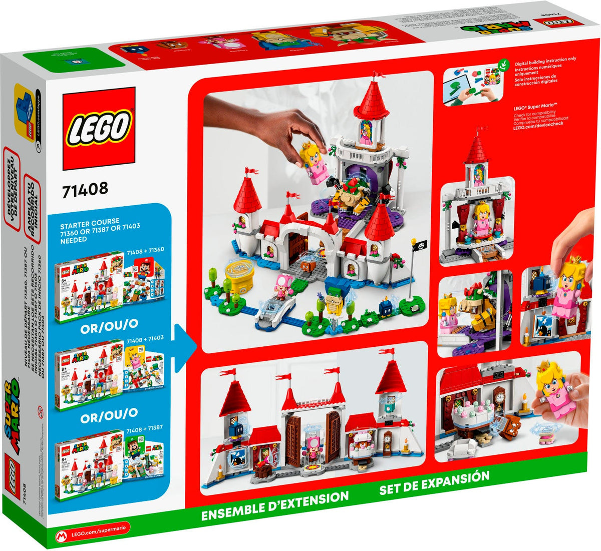 LEGO Super Mario Peach’s Castle Expansion Set 71408