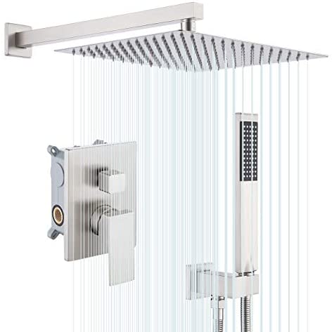 KES Shower System with 12-inch Rainhead Shower