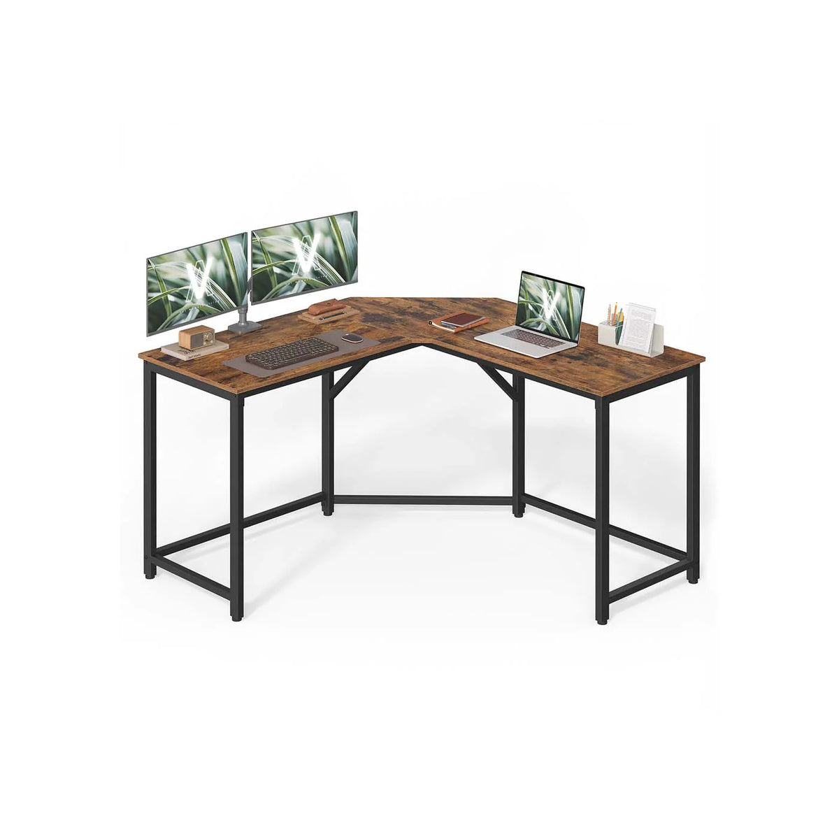 Computer Desktop in L-Form