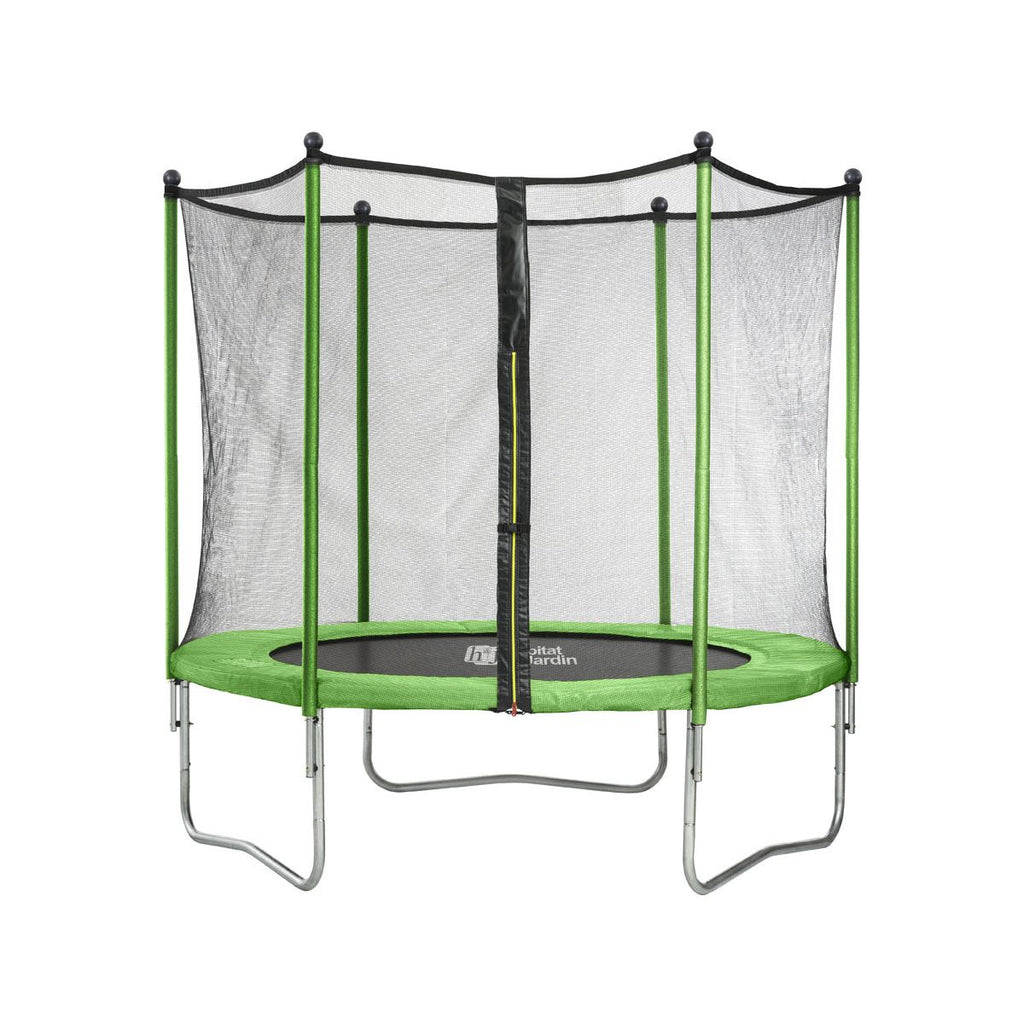 Trampoline "yoopi 2" - Ø 1,80 M - With Red + Escalera + Cover + Anchor Kit