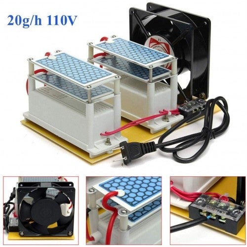 Ozone Generator LEONEBEBE 110V Ozone Disinfection Machine Air Purifier Long Life Type with DHL Shipping Timer (2000 mg)