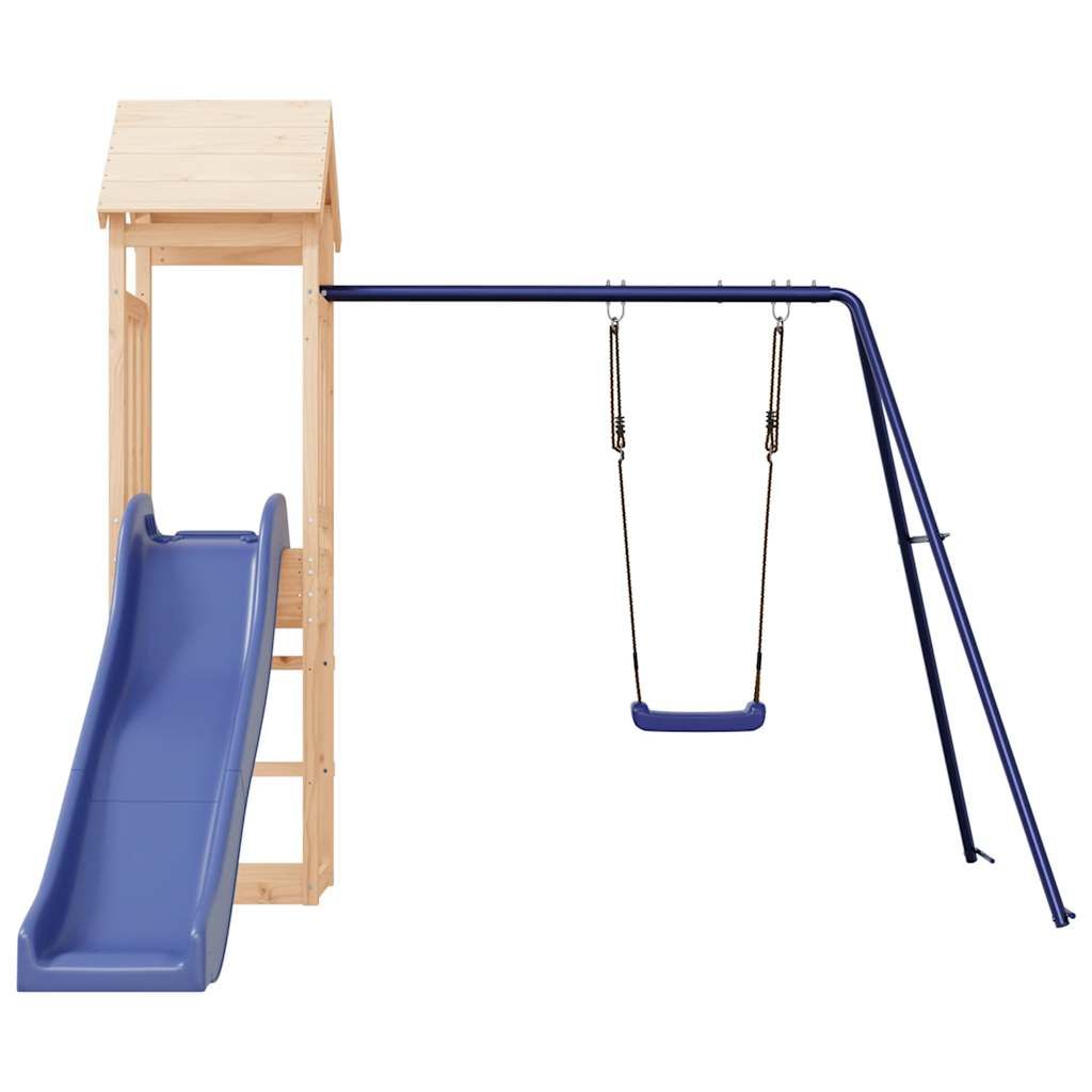 Children's Park of Exterior Madera Maciza de Pino Vidaxl