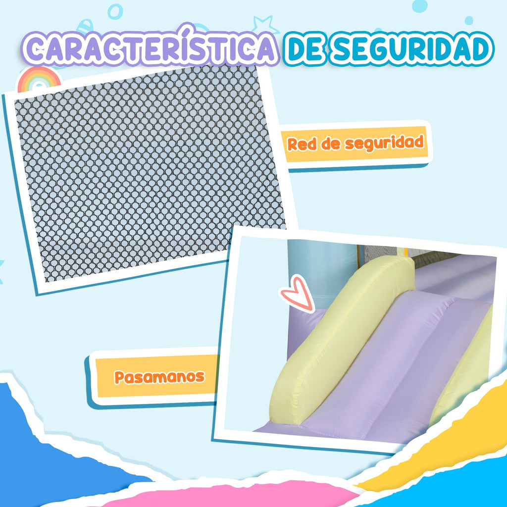 Hincon Castle for Children With Multicolor Aiyaplay Soplator