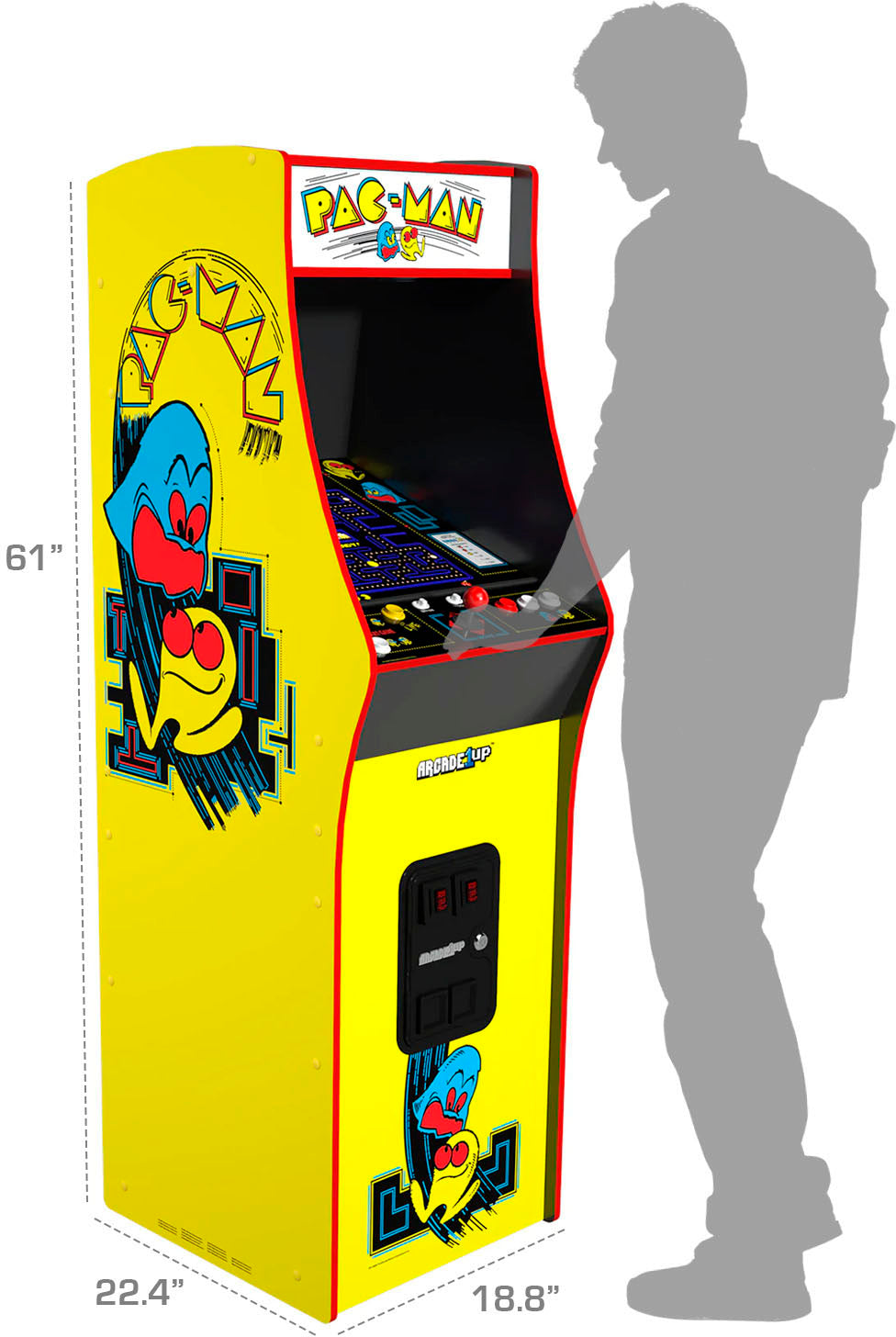 Arcade1Up - Arcade PAC-MAN Deluxe - Yellow