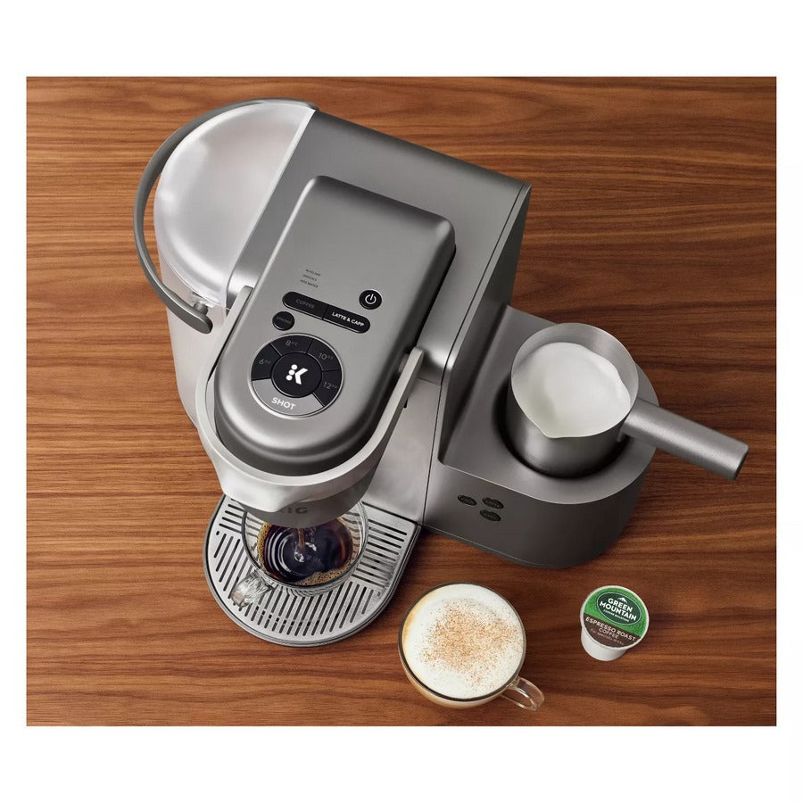 Keurig K-Cafe Special Edition K-Cup Coffee Cake for Coffee, Latte and Cappuccino - Nickel