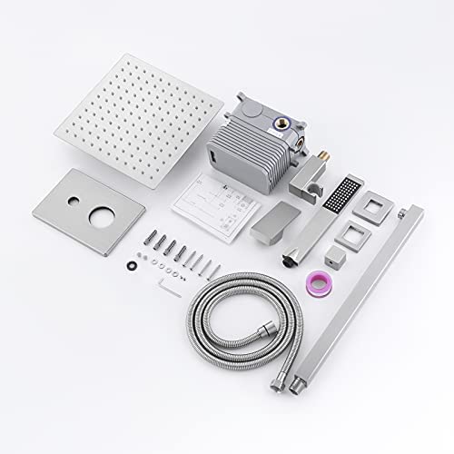 KES Shower System with 12-inch Rainhead Shower