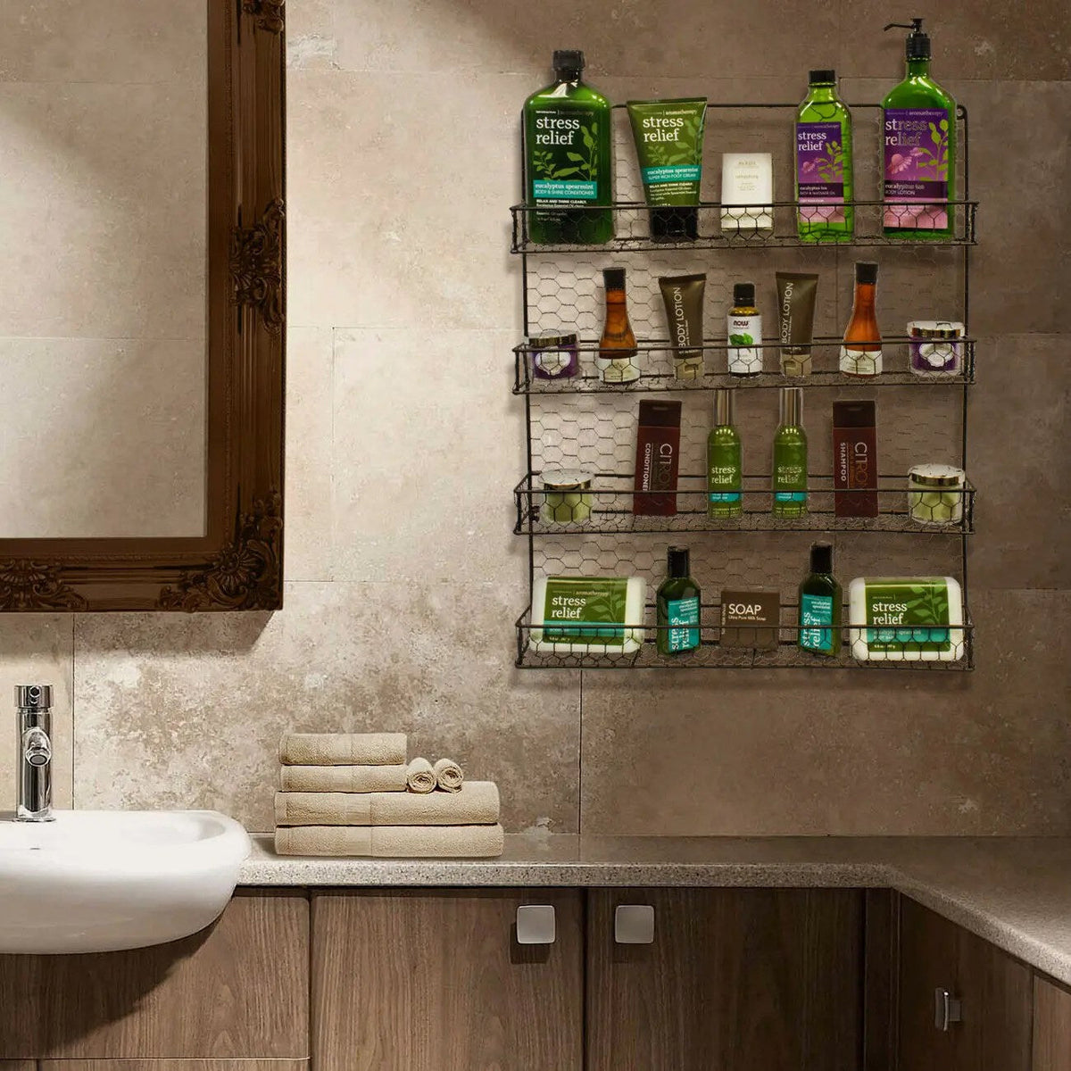 Kitchen Spice Organizer, Make-up Organizer, Space Saving Shelf