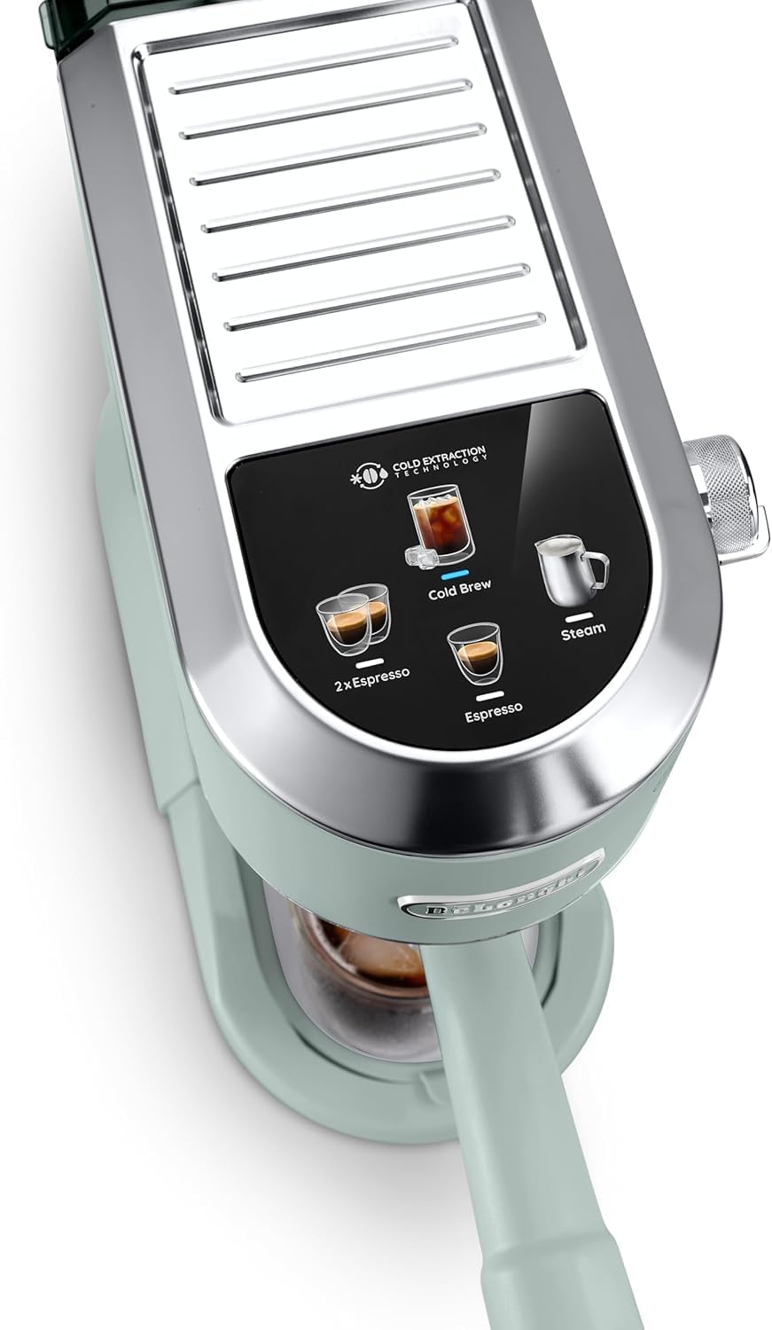 De 'Longhi Dedica - Inoxable Steel Pump Coffee Coffee Coffee Coffee, Espresso and Capuchino, 1.3 Litre Deposit, Antidote System, EC685.M Model, Metal Color
