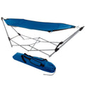 Portable Hammock Lavish Home 80-OUTHAM-BLU with Support, Blue