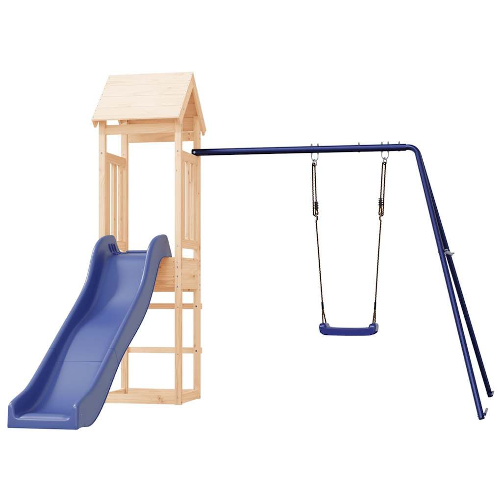 Children's Park of Exterior Madera Maciza de Pino Vidaxl
