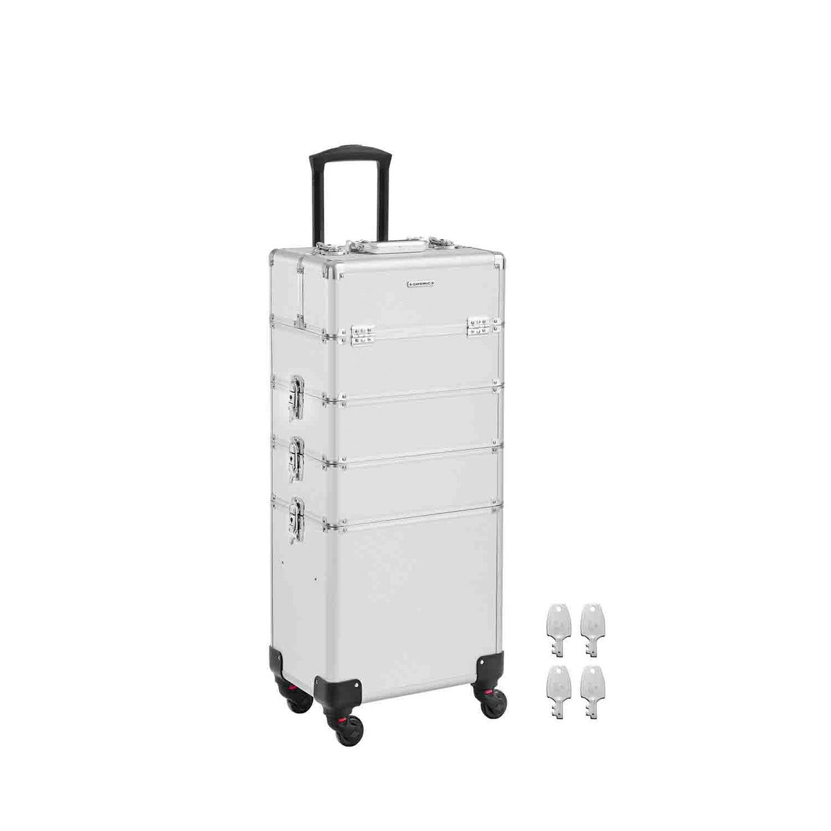 Cosmetics case with Key and Wheels
