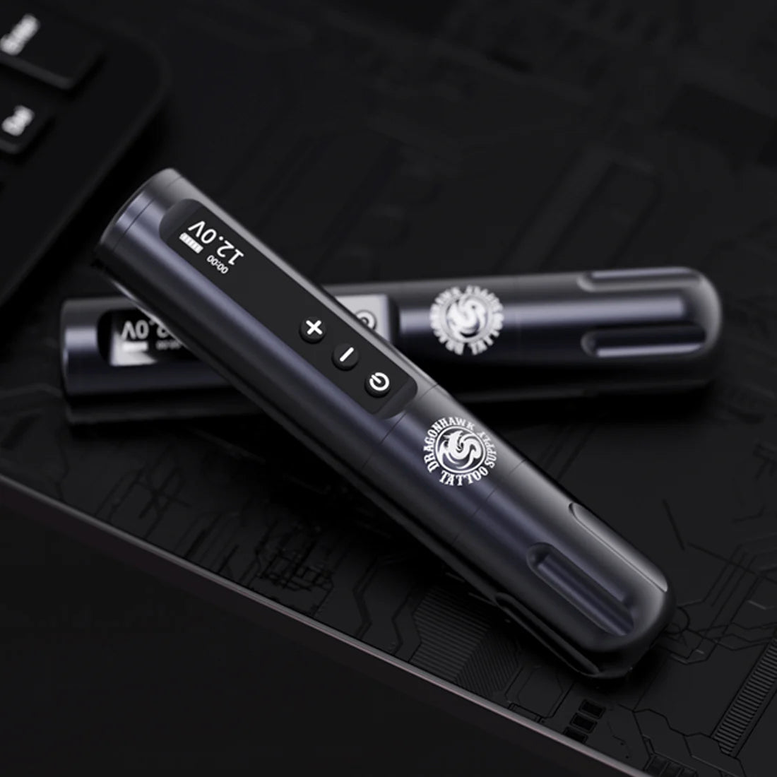 Wireless Dragonhawk X9 Tatuage Machine with 3.5 mm tour