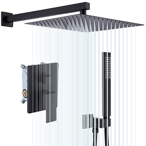 KES Shower System with 12-inch Rainhead Shower