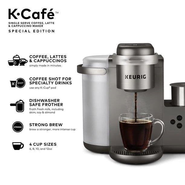 Keurig K-Cafe Cafe de A Taza, Silver / Grey