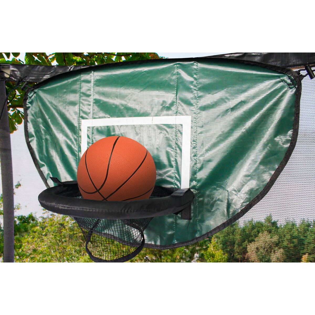 Universal Basketball Aro for Trampoline "loopy" - Green