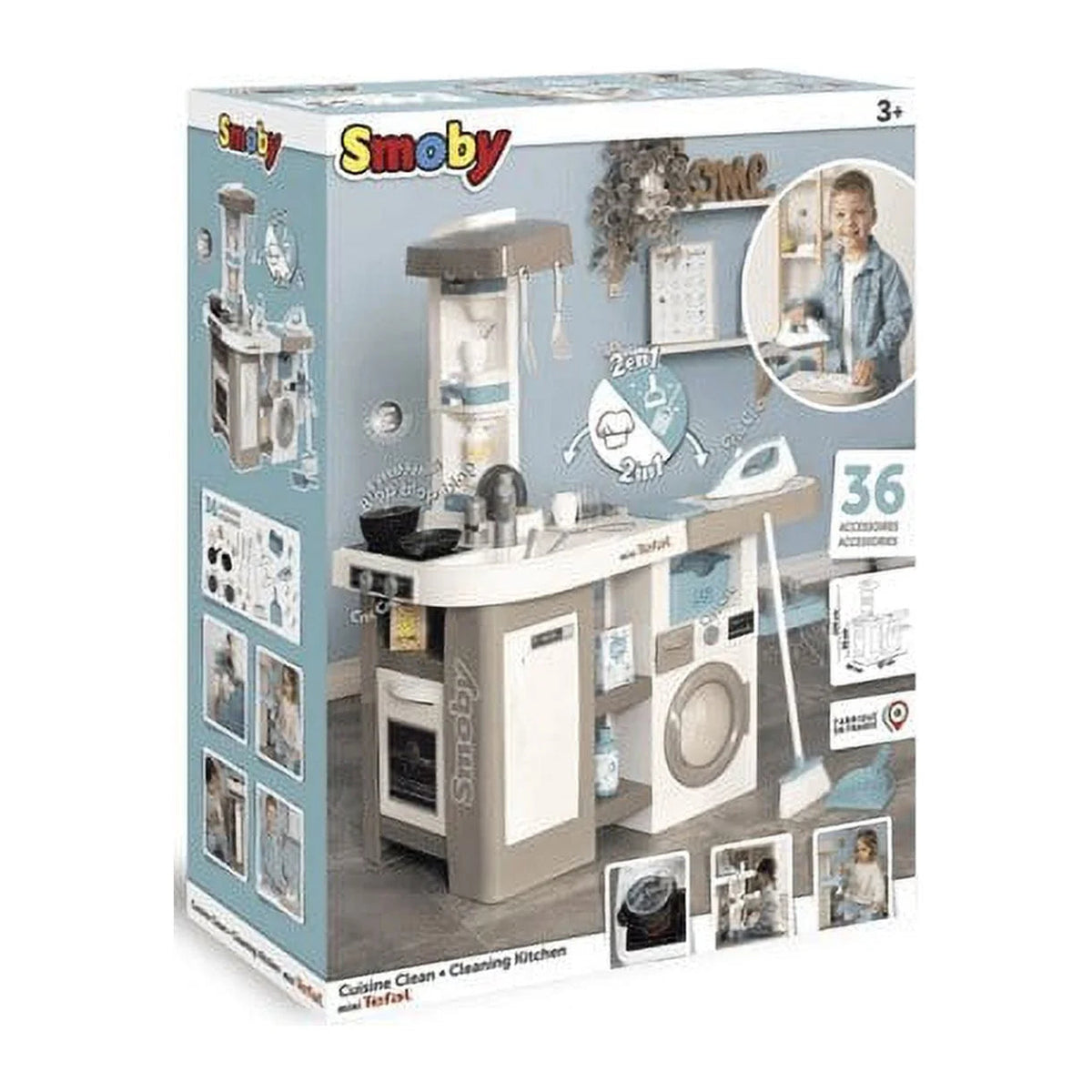 Smoby Kitchen Set T-fal Studio with Washing Machine 311050