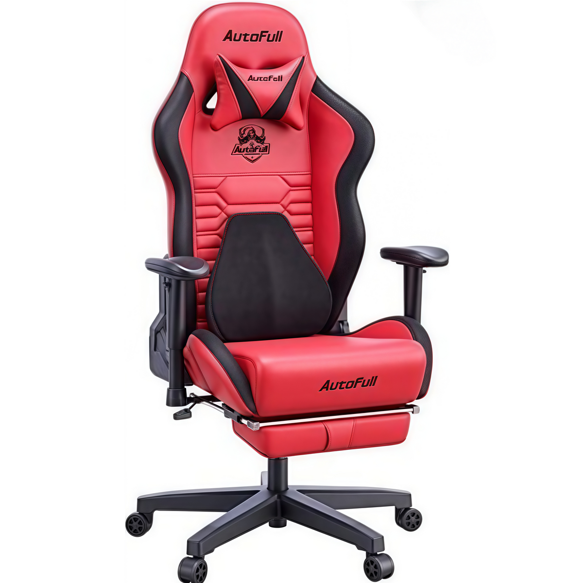 Office Chair Gaming AutoFull with Ergonomic Lumbar Support, Racing Style, PU Leather, High Backup, Swivel Chair Adjustable for PC