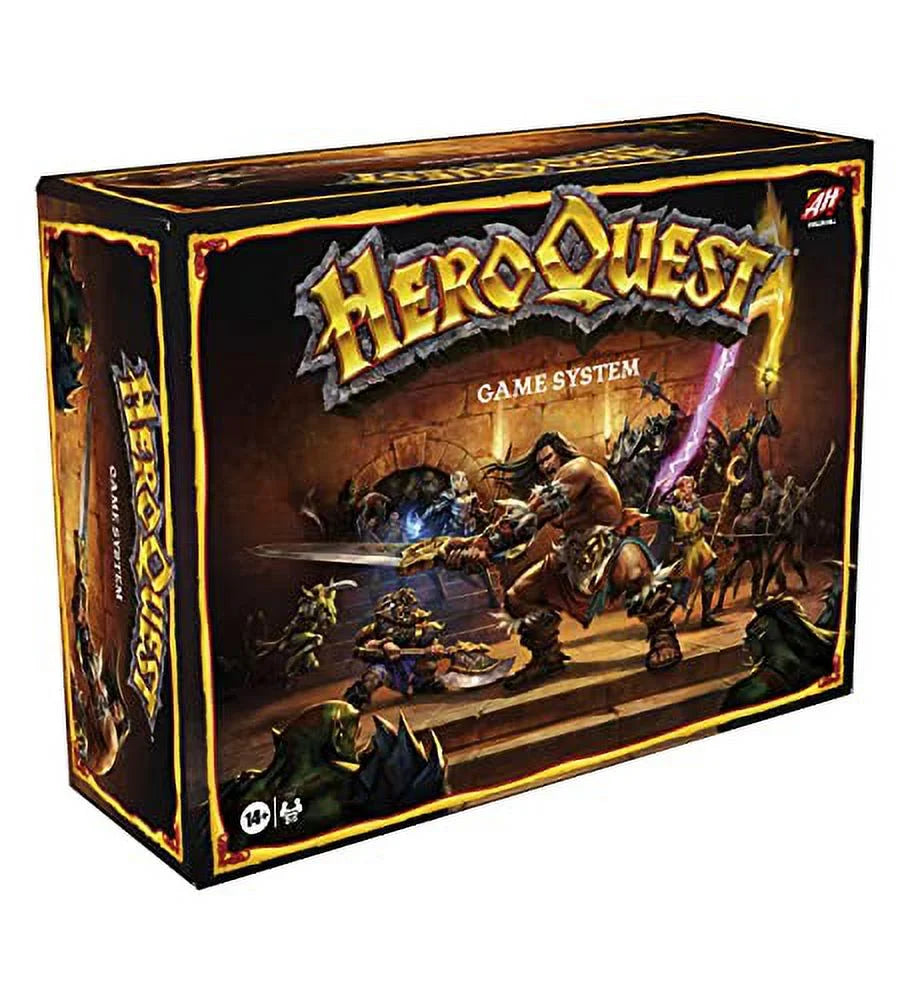 Hasbro Gaming Avalon Hill HeroQuest Table Game, Fantastic Adventures Game in Mazmorras for 2-5 Players, Age 14 +