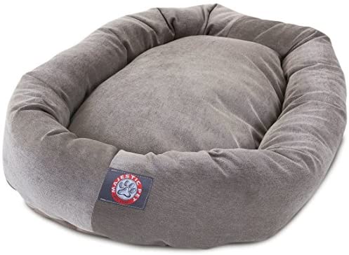 Majestic Pet Villa Bed for Bagel Dogs - 124; Donut-shaped Calming Bed, Multiple Tongs and Colors