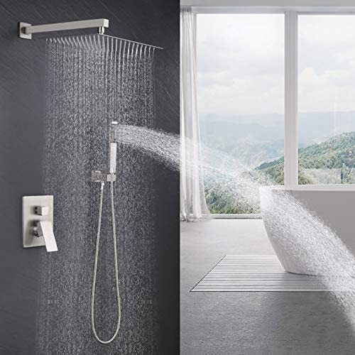 KES Shower System with 12-inch Rainhead Shower